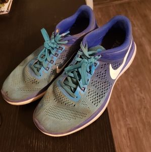 Blue Nike Running Shoes